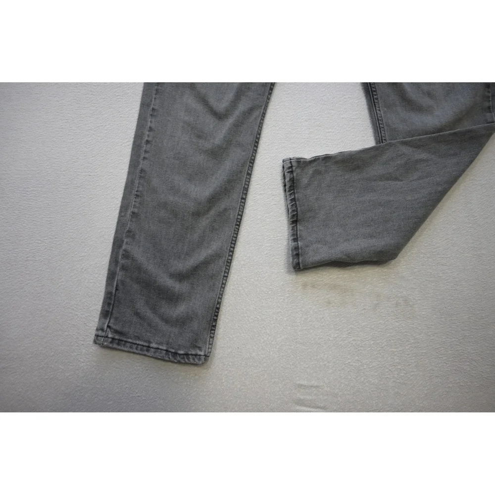 Levi's 511 Slim Fit Jeans Mens 34x29 Gray Stretch Denim Pants‎ Excellent